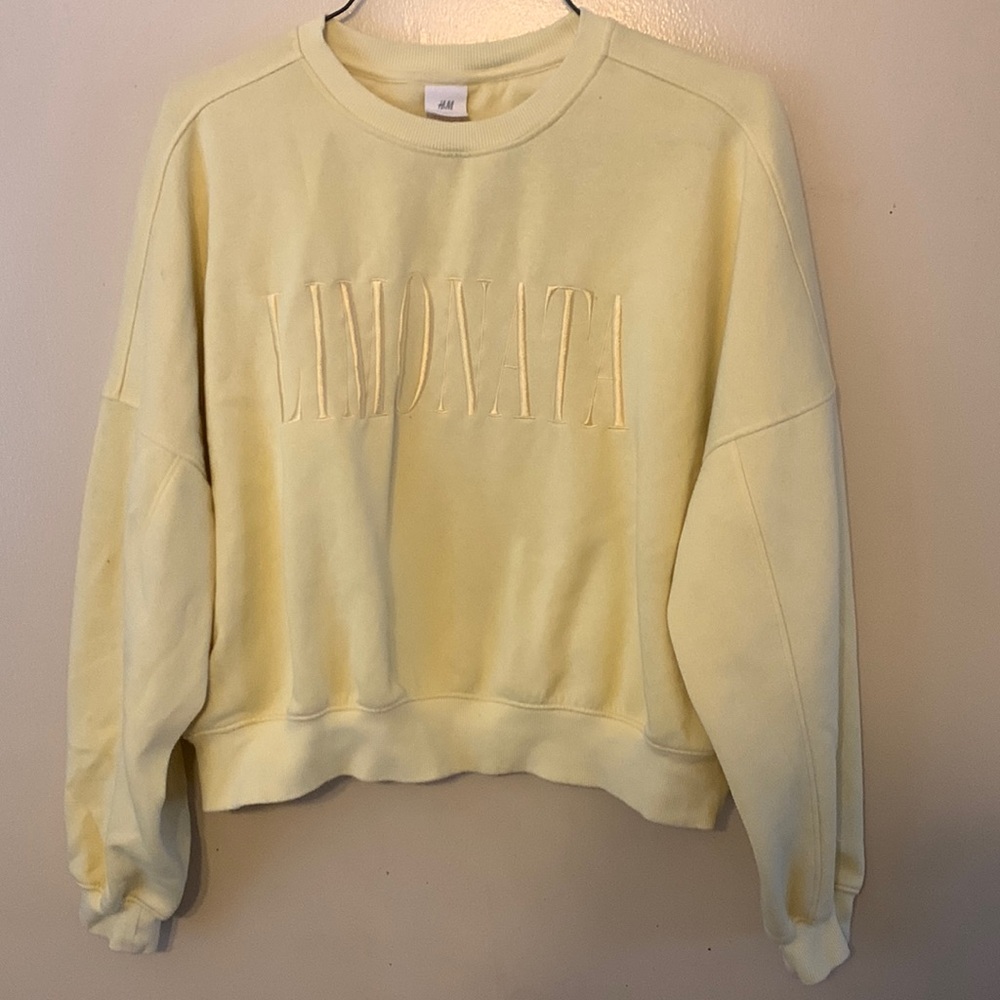 H&M Pastel Yellow Limonata Sweater